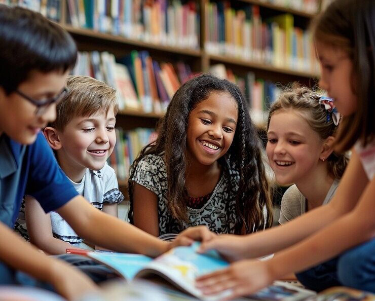 group-students-enjoying-book-fair-school-library_1247965-4829
